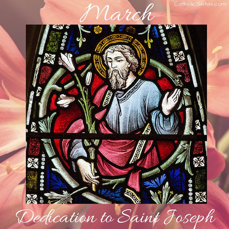 March:March: Dedication to Saint Joseph