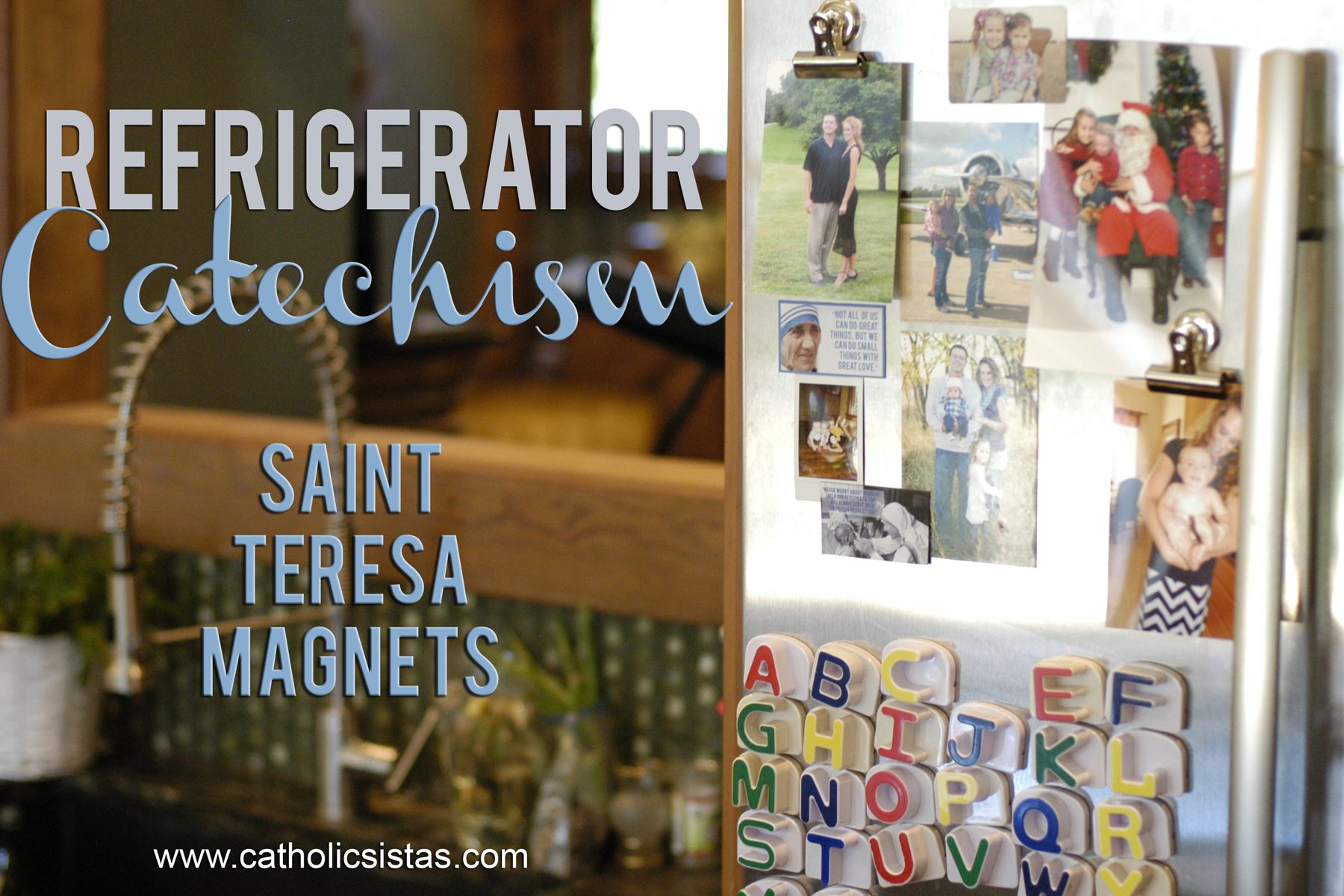 Refrigerator Catechism: Saint Teresa Magnets