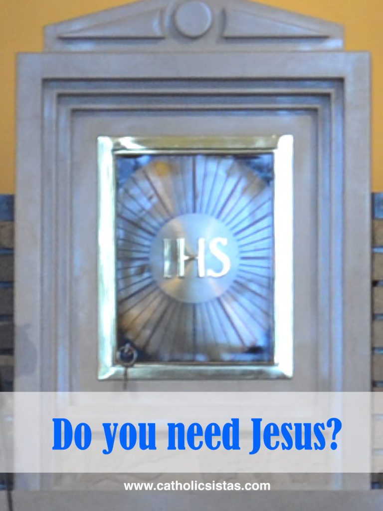 Do You Need Jesus?
